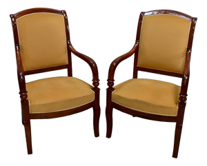 Set of Mahogany Armchairs, Early 19th Century
