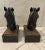 1930s Pair of 1930s Art Deco Black Marble and Brass Horse Head Bookends For Sale - Image 5 of 12