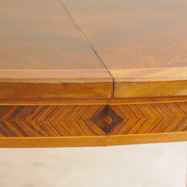Oval Dining Table with Inlays For Sale - Image 7 of 14