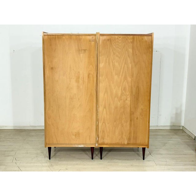 Mid-Century Wardrobe or Linen Closet in Wood For Sale - Image 15 of 18