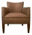 Kravet Transitional Chocolate Brown Tarragona Lounge Chair For Sale