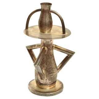 Alaska Silver Candlestick by Ettore Sottsass, 1981 For Sale