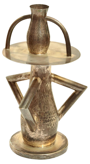 Alaska Silver Candlestick by Ettore Sottsass, 1981