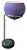 Space Age Eyeball Desk Lamp in Purple from Herda For Sale