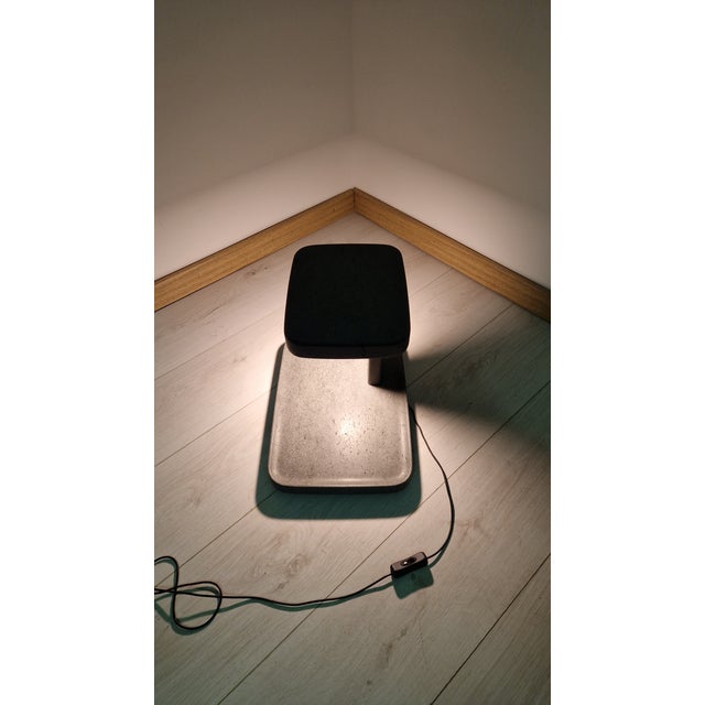 Gray Piani Big Stone Table Lamp in Grey Stone by Ronan & Erwan Bouroullec for Flos, 1990s For Sale - Image 8 of 18