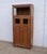 Indian Reclaimed Teak Wood Display Cabinet With Upper Open Shelf For Sale - Image 3 of 8