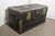 French Country House Leather and Brass Bound Chest For Sale - Image 4 of 10