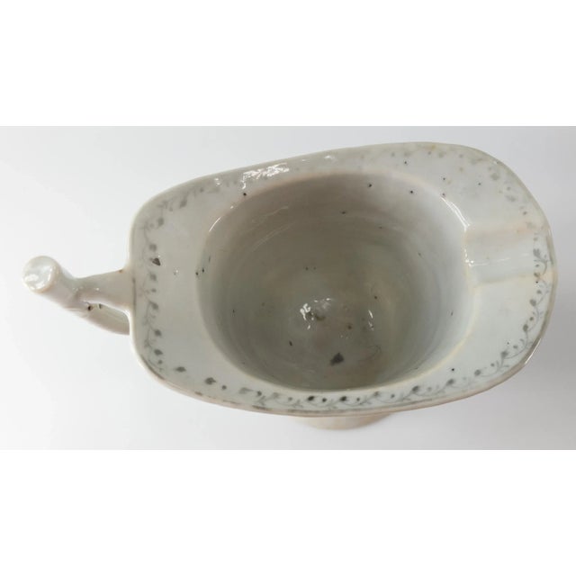19th Century Chinese Export Porcelain Helmet Creamer Pitcher For Sale - Image 9 of 11