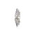 Art Deco Silver Cubic Zircon Detachable Brooch/Collar Pin - Vintage Glamour For Sale - Image 10 of 14