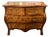 18th Century Italian Rococo Burl Walnut Bombe Commode For Sale