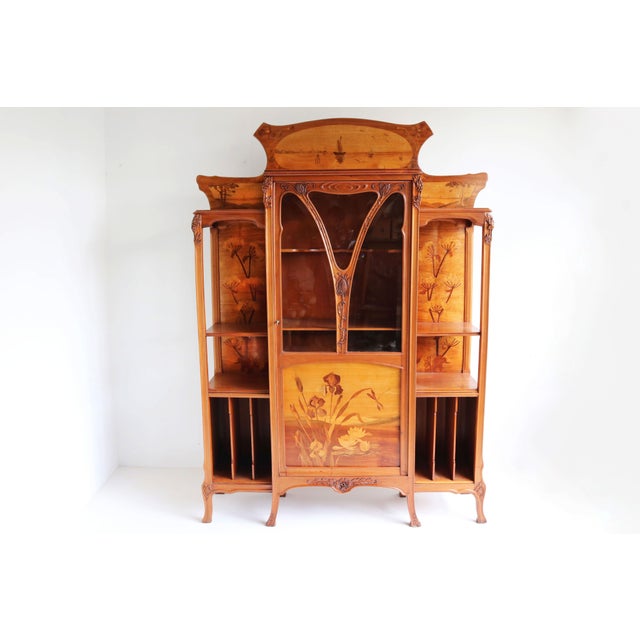 Art Nouveau Display Music Cabinet by Emile Gallé, France, 1905 For Sale - Image 18 of 18