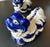 19th C. Chinoiserie Blue and White Foo Dogs, a Pair For Sale In New York - Image 6 of 12