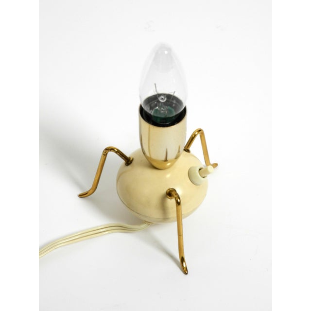 Mid-Century Modern Brass Tripod Table Lamp, 1950s For Sale - Image 14 of 18