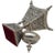 Metal Vintage Moroccan Handcrafted & Engraved Silver Incense Burner For Sale - Image 7 of 8