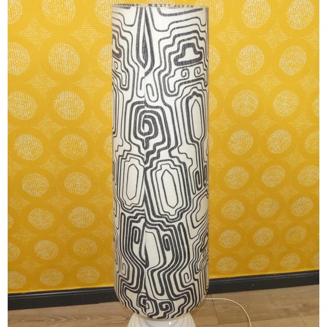 Ceramic Vintage Floor Lamp with Ceramic Base, 1970s For Sale - Image 7 of 13