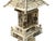 Vintage Oriental Pagoda Shrine Buddha Collectible Display Art Figure For Sale - Image 16 of 16