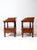 Cabin Vintage Colonial Revival End Tables Pair For Sale - Image 3 of 15
