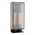 Barbara Barry for Visual Comfort Signature York 24" Double Box Sconce in Bronze with Clear Ribbed Glass For Sale