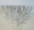1950s Royal Leerdam Queen Juliana Glass Wine Stems, Set of 12. Beautiful hand-blown solid and sturdy glass stems. No Marks.
