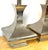Late 20th Century Monumental Hand-Hammered Silver-Plated Modernist Table Lamps - a Pair For Sale - Image 16 of 18