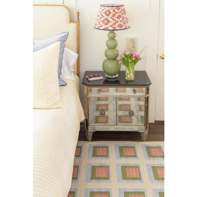 Color Study Handwoven Wool Flatweave SAMPLE Rug - Palm Springs For Sale In Atlanta - Image 6 of 7