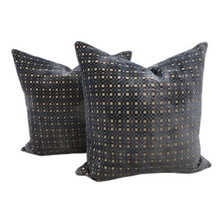 Aerin Collection for Lee Jofa Custom Silk Velvet 20" Pillows - A Pair For Sale