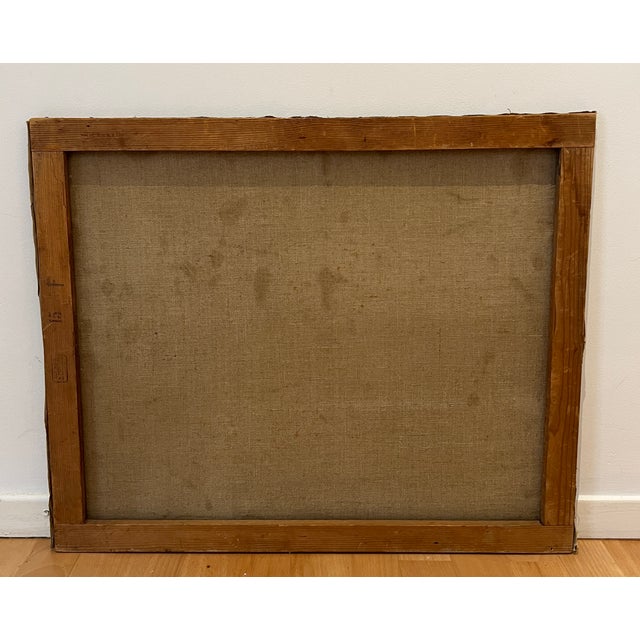 Sartorelli, Animated Landscape, 1920s, Oil on Canvas For Sale - Image 9 of 10