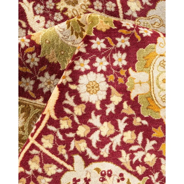 Textile Mogul, One-of-a-Kind Hand-Knotted Area Rug in Purple, 9' 3" x 12' 5" For Sale - Image 7 of 8