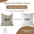 Not Yet Made - Made To Order Fabdivine Indian Block Print Cushion Cover 18x18 Inch Viscose Linen-Vanshika For Sale - Image 5 of 5