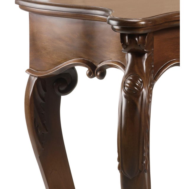 20th Carved Mahogany Baroque Style Console Table For Sale - Image 18 of 18