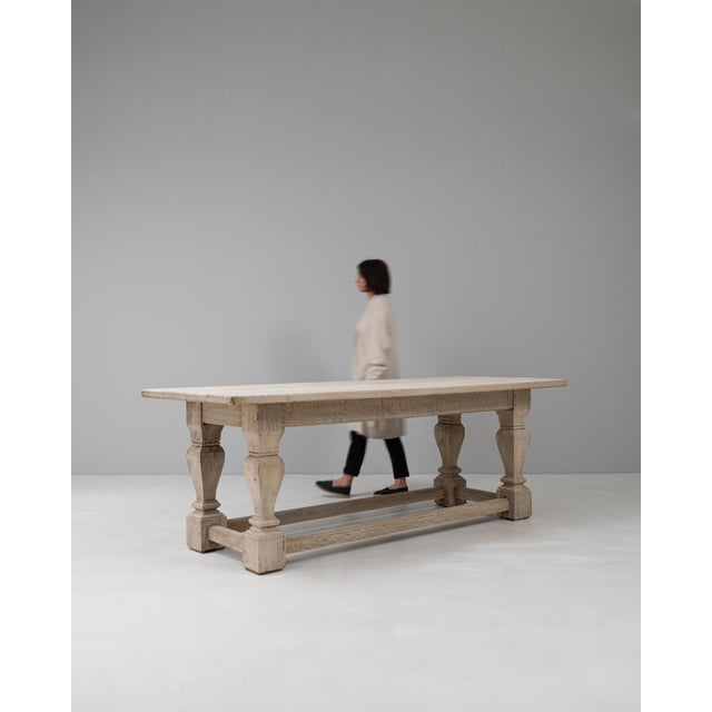 French Country 20th Century French Oak Dining Table For Sale - Image 3 of 18