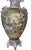 Impressive large-scale early 20th century Japanese Satsuma style floor vase richly decorated with traditional figural and...
