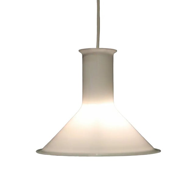 Holmegaard Marina Window Lamp in Opal Glass by Michael Bang for Holmegaard, 1970s For Sale - Image 4 of 8