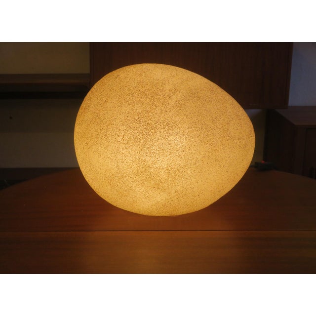 Extra large moon rock floor lamp by André Cazenave for Singleton, Italy 1960s. Iconic design in organically shaped...