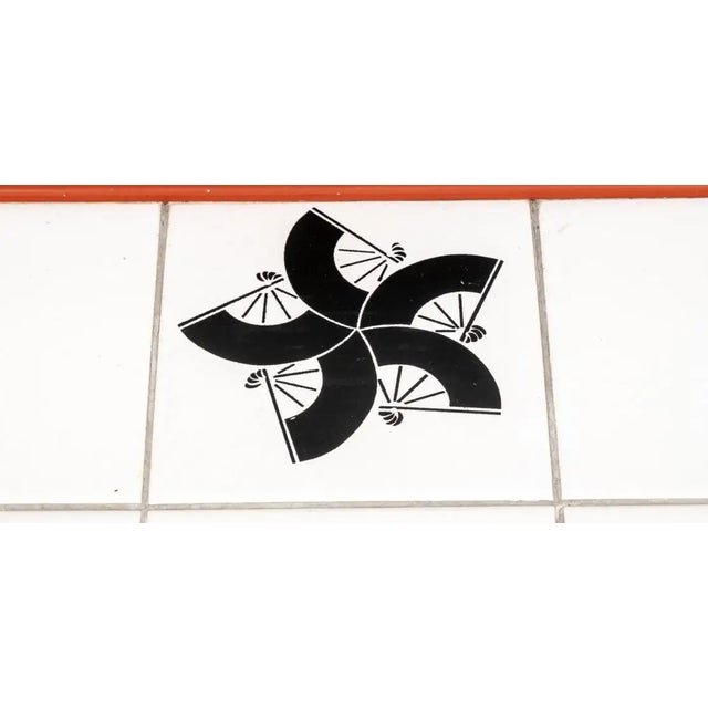 1960s 1960s Mid-Century Attributed to ~ John Wisner Tile Top Bar Cart for Ficks Reed For Sale - Image 5 of 5