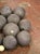 Late 19th Century 19th Century Set of 12 French Nail-Studded Boules With 2 Wooden Cochonnets For Sale - Image 5 of 8