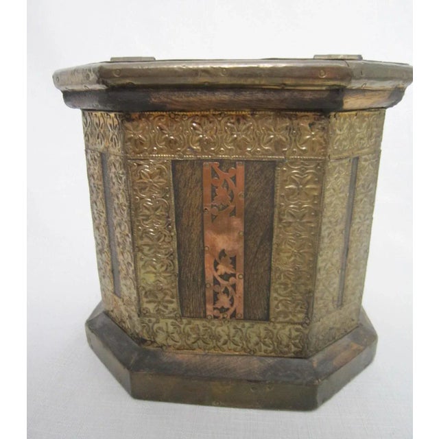 Vintage Boho Indian Wood Box For Sale - Image 6 of 7
