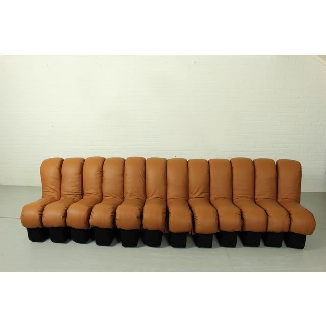 Textile DS-600 Non Stop Sofa DS-600 by Eleonore Peduzzi Riva for de Sede, Switzerland, 1970s For Sale - Image 7 of 16