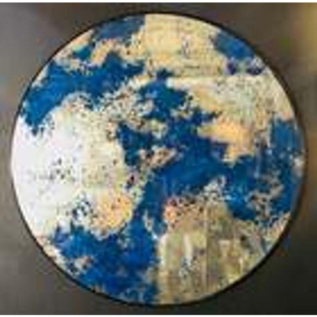 1980s Art Deco Wall or Console Mirror, Table Top For Sale - Image 5 of 7