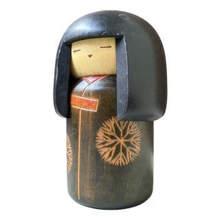 Vintage Gunma Kokeshi Little Girl by Sansaku Sekiguchi, 1970s For Sale