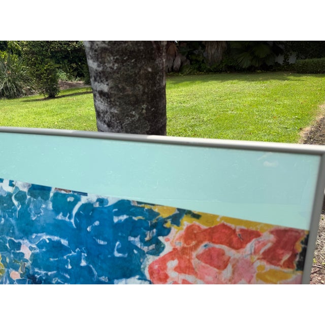 1985 Sam Francis “In Lovely Blueness” Framed Centre Georges Pompidou Paris Exhibition Poster For Sale - Image 9 of 12