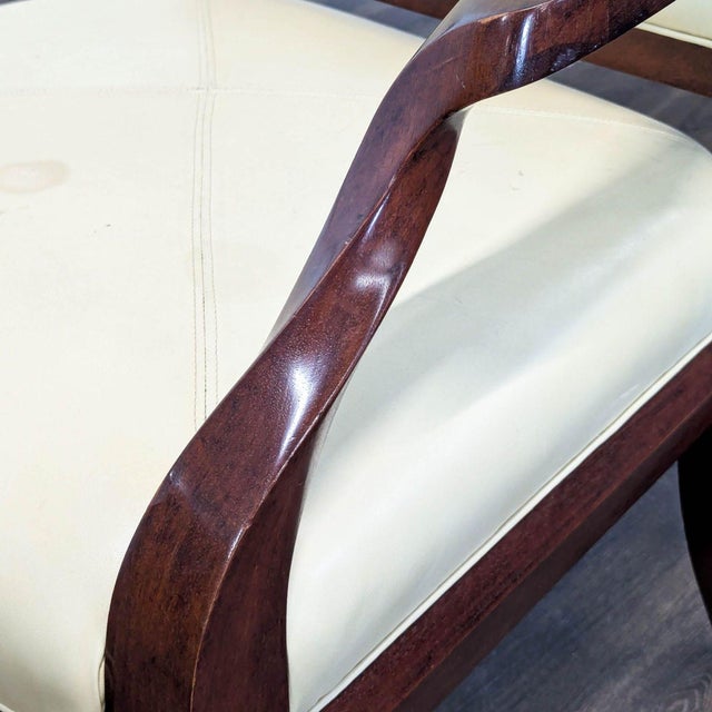 Therien Studio Workshops Classic Lounge Chair With Cream Upholstery For Sale In San Francisco - Image 6 of 8