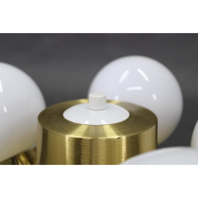 Mid-Century Brass Flush Mount Lights, 1970s, Set of 2 For Sale - Image 11 of 13