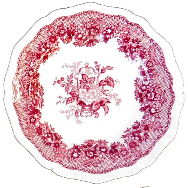 Sweet 8-piece collection of English transferware ironstone and porcelain plates. A wonderful addition to any home. The...