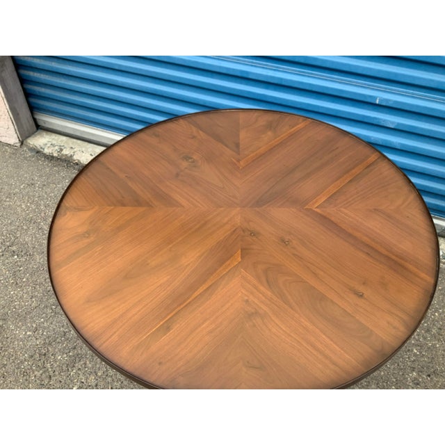 Modern Modern Klismos Walnut End Table For Sale - Image 3 of 7