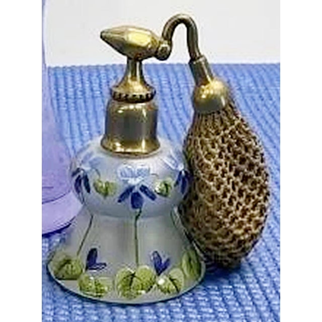 Hollywood Regency Vintage Perfume Atomizer Bottle For Sale - Image 3 of 6