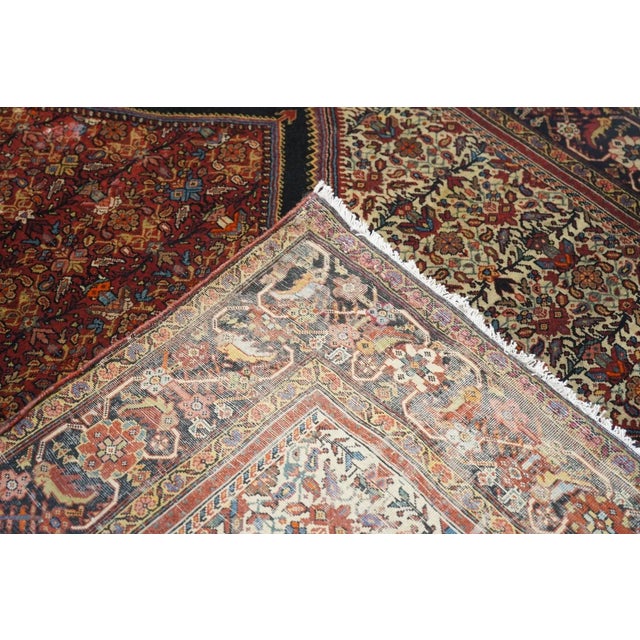 Late 18th Century Antique Sarouk Rug 4'2'' x 6'9'' For Sale - Image 10 of 10