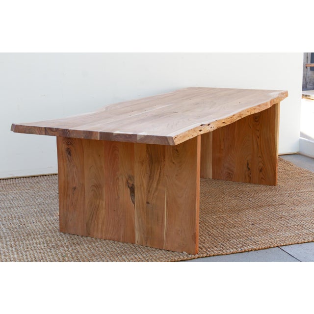Shoreline 96" Live Edge Acacia Dining Table For Sale In Los Angeles - Image 6 of 10