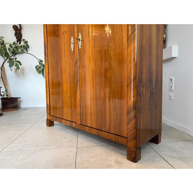 Antique Biedermeier Hallway Wardrobe For Sale - Image 9 of 14