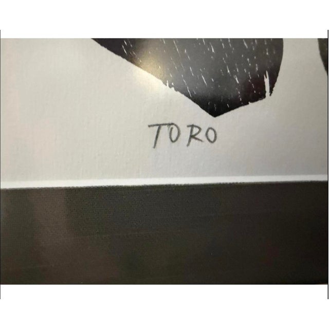 Fabio Herrera (Costa Rican, b. 1954) “Toro” (Bull), 1997 Limited Edition Woodcut, 64/125 Hand Signed & Dated in Pencil...